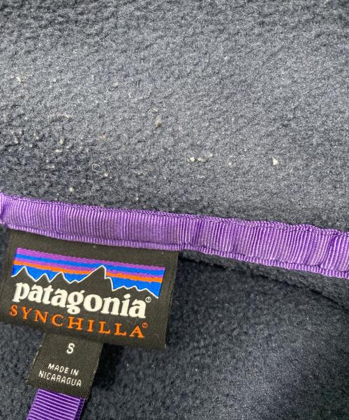 Patagonia（パタゴニア）Patagonia (パタゴニア) シンチラ・スナップT・プルオーバー グレー×ブルー サイズ:Sの古着・服飾アイテム