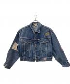 Sea Room lynnシールームリン）の古着「デニムジャケット」｜ブルー