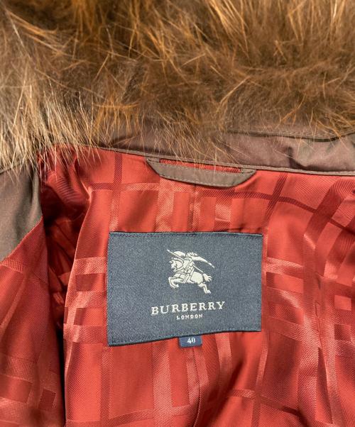 BURBERRY LONDON（バーバリーロンドン）BURBERRY LONDON (バーバリーロンドン) コート ブラウン サイズ:SIZE 40の古着・服飾アイテム