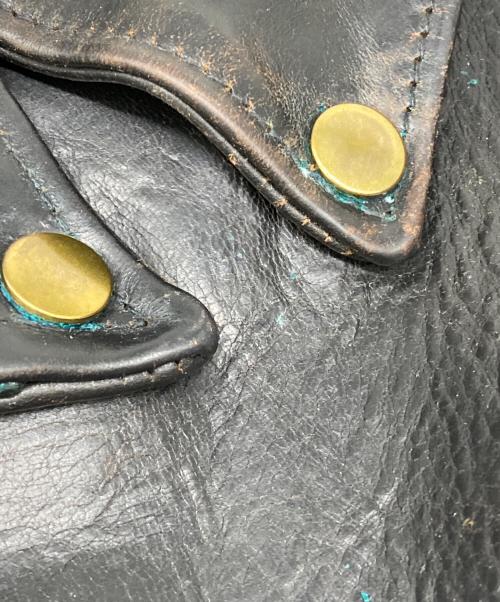 Aero LEATHER（エアロレザー）Aero LEATHER (エアロレザー) ダブルライダースジャケット ブラック サイズ:42の古着・服飾アイテム
