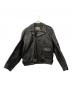 Aero LEATHER（エアロレザー）の古着「ダブルライダースジャケット」｜ブラック