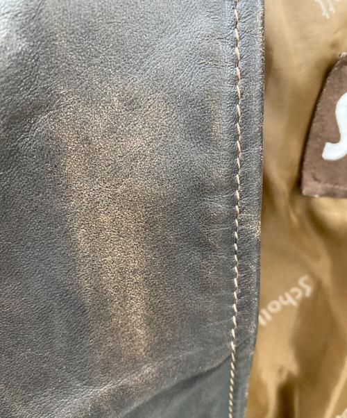 Schott（ショット）Schott (ショット) レザーベスト ブラウン サイズ:Lの古着・服飾アイテム