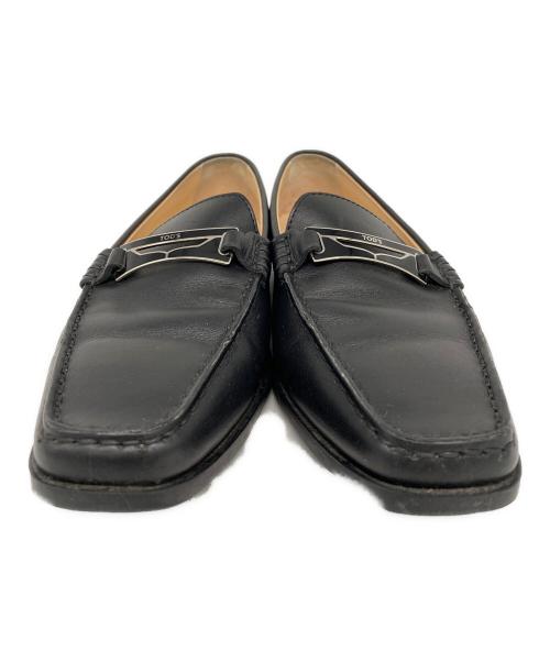TOD'S（トッズ）TOD'S (トッズ) コインローファー ブラック サイズ:6 1/2の古着・服飾アイテム