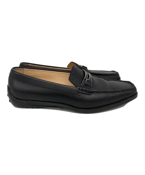 TOD'S（トッズ）TOD'S (トッズ) コインローファー ブラック サイズ:6 1/2の古着・服飾アイテム