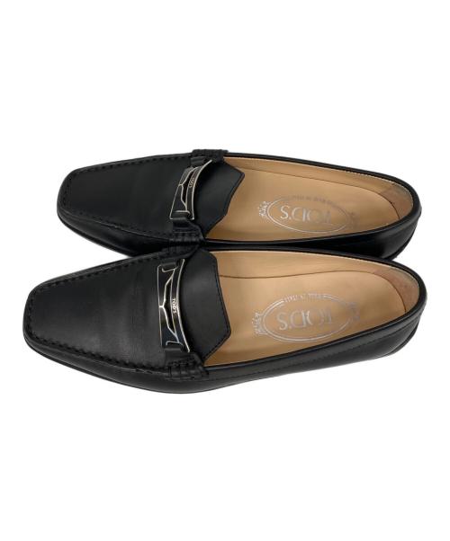 TOD'S（トッズ）TOD'S (トッズ) コインローファー ブラック サイズ:6 1/2の古着・服飾アイテム