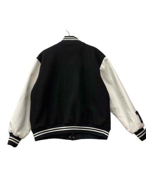 BEAMS HEART（ビームスハート）BEAMS HEART (ビームスハート) スタジャン ブラック×ベージュ サイズ:Lの古着・服飾アイテム