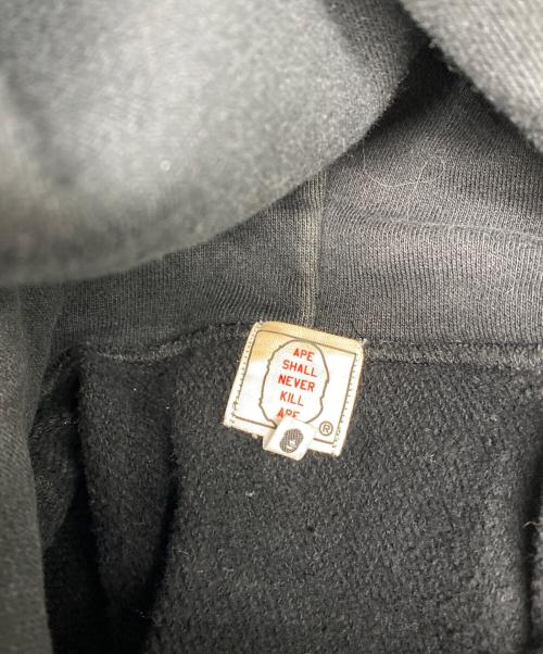 A BATHING APE（アベイシングエイプ）A BATHING APE (アベイシングエイプ) プルオーバーパーカー ブラック サイズ:Ｍの古着・服飾アイテム
