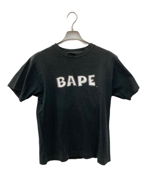 A BATHING APE（アベイシングエイプ）A BATHING APE (アベイシングエイプ) 半袖カットソー ブラック サイズ:Ｍの古着・服飾アイテム