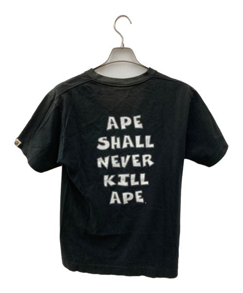 A BATHING APE（アベイシングエイプ）A BATHING APE (アベイシングエイプ) 半袖カットソー ブラック サイズ:Ｍの古着・服飾アイテム