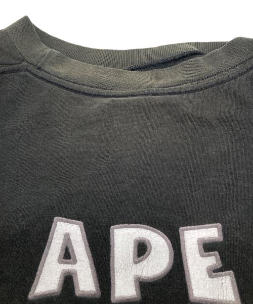 A BATHING APE（アベイシングエイプ）A BATHING APE (アベイシングエイプ) 半袖カットソー ブラック サイズ:Ｍの古着・服飾アイテム