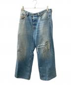 DIESELディーゼル）の古着「Relaxed Jeans D-Rise」｜ブルー