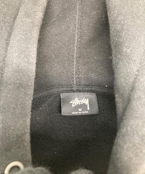 stussy（ステューシー）stussy (ステューシー) プルオーバーパーカー ブラック サイズ:Ｍの古着・服飾アイテム