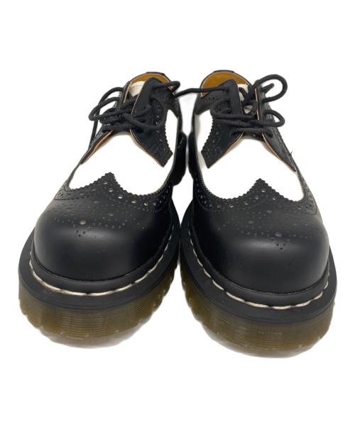 Dr.Martens（ドクターマーチン）Dr.Martens (ドクターマーチン) 3989 BEX ブローグシューズ ブラック×ホワイト サイズ:25cmの古着・服飾アイテム