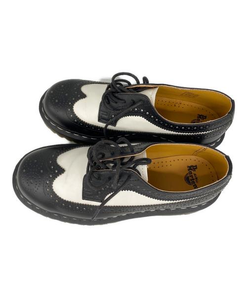 Dr.Martens（ドクターマーチン）Dr.Martens (ドクターマーチン) 3989 BEX ブローグシューズ ブラック×ホワイト サイズ:25cmの古着・服飾アイテム