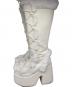 demonia (デモニア) ロングブーツ ホワイト サイズ:24cm：7000円