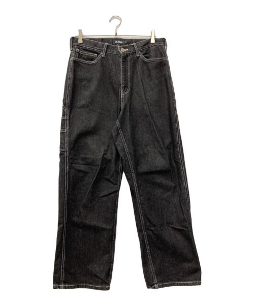 X-LARGE（エクストララージ）X-LARGE (エクストララージ) デニムペインターパンツ ブラック サイズ:32inchの古着・服飾アイテム