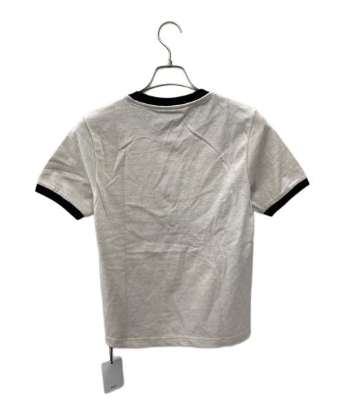 BOWTE（バウト）BOWTE (バウト) 半袖カットソー ホワイト×ブラック サイズ:FREEの古着・服飾アイテム
