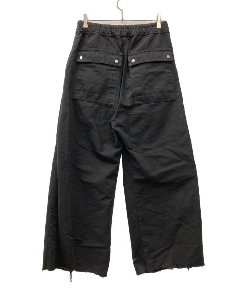 RICK OWENS DRKSHDW（リックオウエンス ダークシャドウ）RICK OWENS DRKSHDW (リックオウエンス ダークシャドウ) ワイドベラパンツ ブラック サイズ:Ｍの古着・服飾アイテム