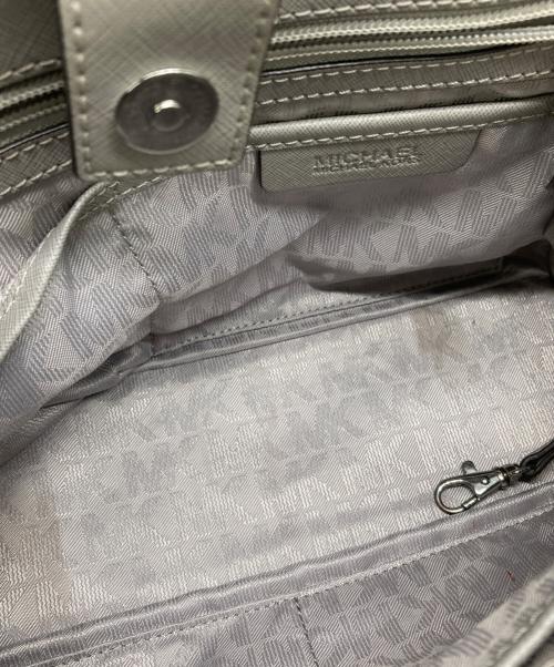 MICHAEL KORS（マイケルコース）MICHAEL KORS (マイケルコース) 2WAYハンドバッグ ベージュの古着・服飾アイテム