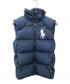 POLO RALPH LAURENポロ・ラルフローレン）の古着「ダウンベスト」｜ネイビー
