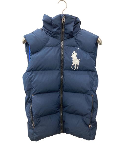 POLO RALPH LAUREN（ポロ・ラルフローレン）POLO RALPH LAUREN (ポロ・ラルフローレン) ダウンベスト ネイビー サイズ:XSの古着・服飾アイテム