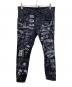 DSQUARED2（ディースクエアード）の古着「ICON ROCK PRINT WASH SKATER JEAN」｜インディゴ