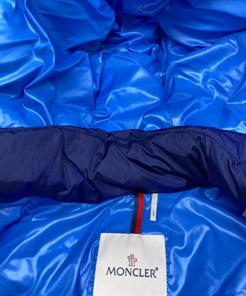 MONCLER（モンクレール）MONCLER (モンクレール) ダウンジャケット ネイビー×ブルー×ホワイト サイズ:2の古着・服飾アイテム