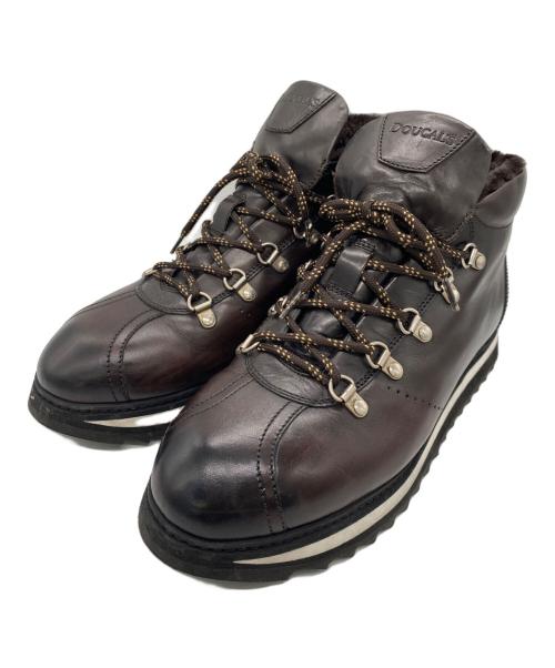 DOUCAL'S（デュカルス）DOUCAL'S (デュカルス) インサイドボア・レザーマウンテンブーツ ブラウン サイズ:25.5cmの古着・服飾アイテム