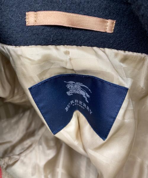 BURBERRY LONDON（バーバリーロンドン）BURBERRY LONDON (バーバリーロンドン) ラムウールコート ブラック サイズ:11の古着・服飾アイテム