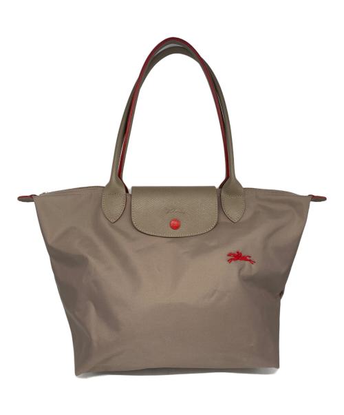 LONGCHAMP（ロンシャン）LONGCHAMP (ロンシャン) ル プリアージュ クラブ トートバッグ ベージュの古着・服飾アイテム
