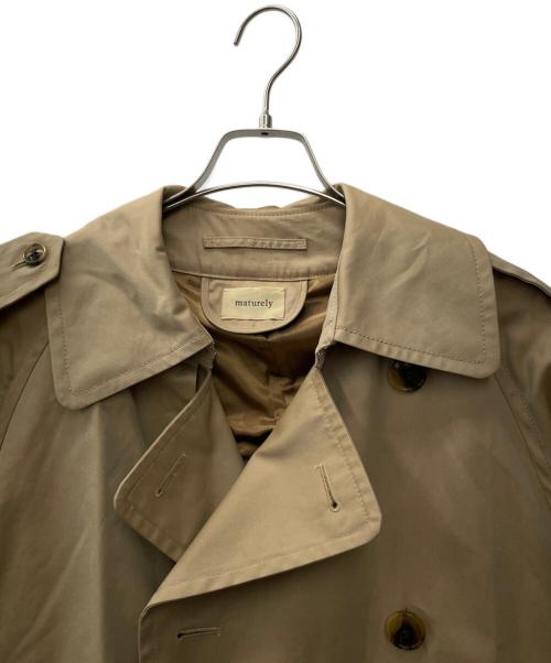 maturely（マチュアリー）maturely (マチュアリー) トレンチコート ベージュ サイズ:SIZEFREEの古着・服飾アイテム