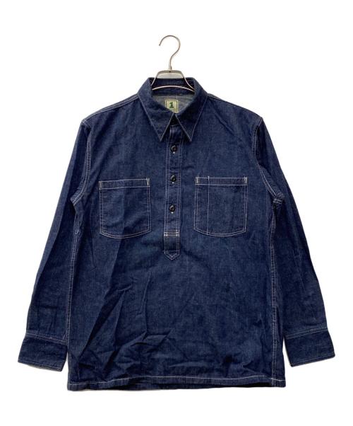 SUGAR CANE（シュガーケーン）SUGAR CANE (シュガーケーン) デニムシャツ インディゴ サイズ:Lの古着・服飾アイテム