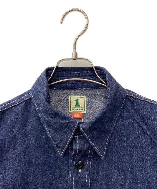 SUGAR CANE（シュガーケーン）SUGAR CANE (シュガーケーン) デニムシャツ インディゴ サイズ:Lの古着・服飾アイテム