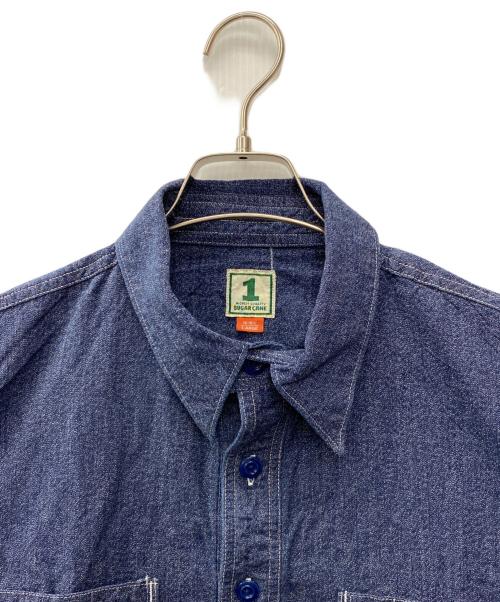 SUGAR CANE（シュガーケーン）SUGAR CANE (シュガーケーン) デニムシャツ インディゴ サイズ:Lの古着・服飾アイテム