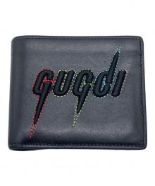 GUCCI（グッチ）の古着「2つ折り財布」｜ブラック