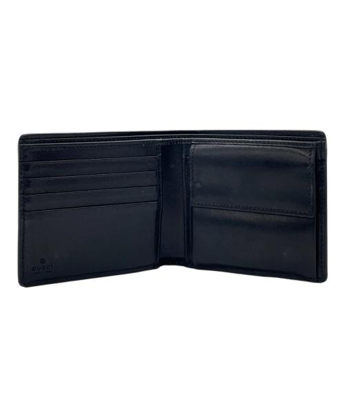 GUCCI（グッチ）GUCCI (グッチ) 2つ折り財布 ブラックの古着・服飾アイテム