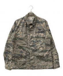 U.S AIR FORCE（ユーエスエアフォース）の古着「ミリタリーシャツ」｜オリーブ