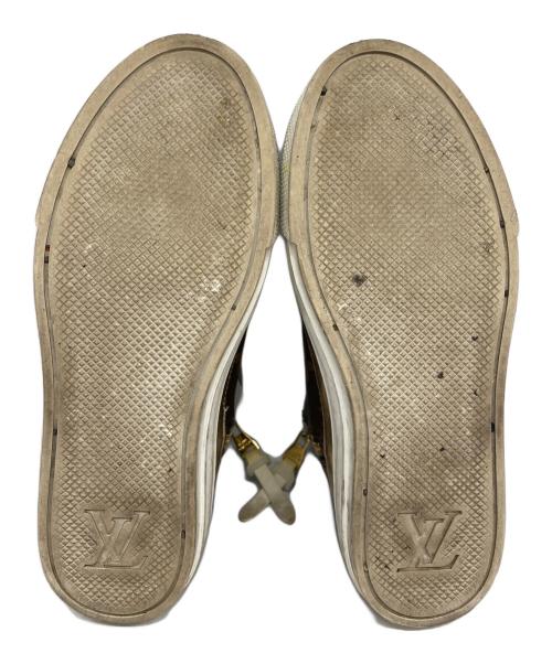 LOUIS VUITTON（ルイ ヴィトン）LOUIS VUITTON (ルイ ヴィトン) ハイカットスニーカー ブラウン サイズ:34 1/2の古着・服飾アイテム