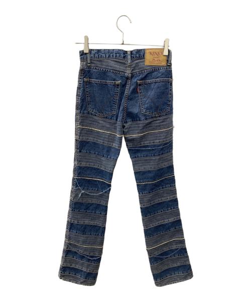 Hysteric Glamour（ヒステリックグラマー）Hysteric Glamour (ヒステリックグラマー) ウミヘビデニムパンツ インディゴ サイズ:25inchの古着・服飾アイテム