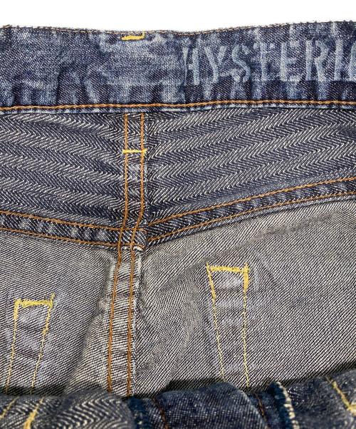 Hysteric Glamour（ヒステリックグラマー）Hysteric Glamour (ヒステリックグラマー) ウミヘビデニムパンツ インディゴ サイズ:25inchの古着・服飾アイテム