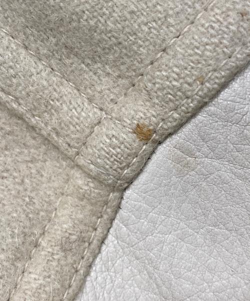 BASSETT WALKER（バセットウォーカー）BASSETT WALKER (バセットウォーカー) 切替スタジャン ベージュ サイズ:Ｍの古着・服飾アイテム