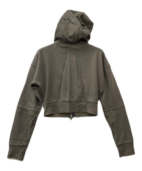 MARITHE+FRANCOIS GIRBAUD（マリテフランソワジルボー）MARITHE+FRANCOIS GIRBAUD (マリテフランソワジルボー) W CLASSIC LOGO HOODIE ZIP UP グレー サイズ:Sの古着・服飾アイテム