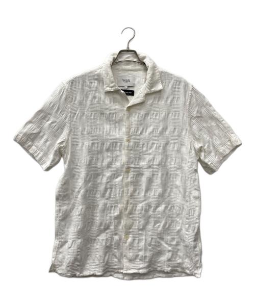 MEN'S BIGI（メンズビギ）MEN'S BIGI (メンズビギ) WAX LONDON (ワックスロンドン) 半袖シャツ ホワイト サイズ:Ｍの古着・服飾アイテム