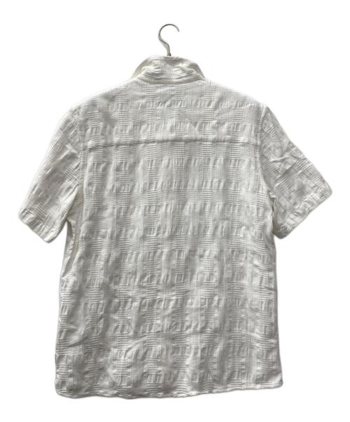 MEN'S BIGI（メンズビギ）MEN'S BIGI (メンズビギ) WAX LONDON (ワックスロンドン) 半袖シャツ ホワイト サイズ:Ｍの古着・服飾アイテム