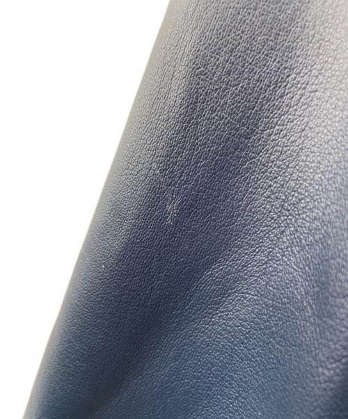 SCHAFFEN（シャッフェン）SCHAFFEN (シャッフェン) レザージャケット ネイビー サイズ:2の古着・服飾アイテム