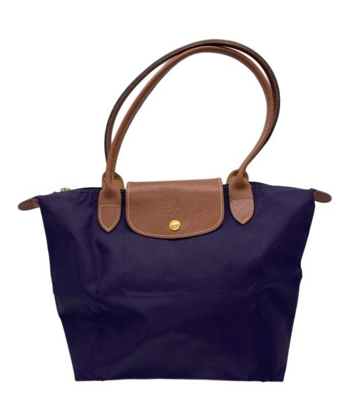 LONGCHAMP（ロンシャン）LONGCHAMP (ロンシャン) 折りたたみバッグ パープルの古着・服飾アイテム