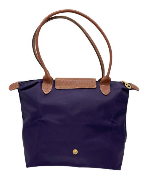 LONGCHAMP（ロンシャン）LONGCHAMP (ロンシャン) 折りたたみバッグ パープルの古着・服飾アイテム