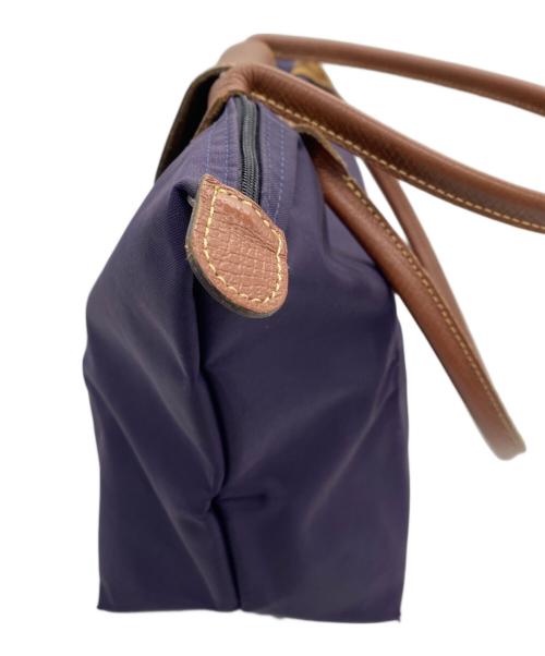 LONGCHAMP（ロンシャン）LONGCHAMP (ロンシャン) 折りたたみバッグ パープルの古着・服飾アイテム