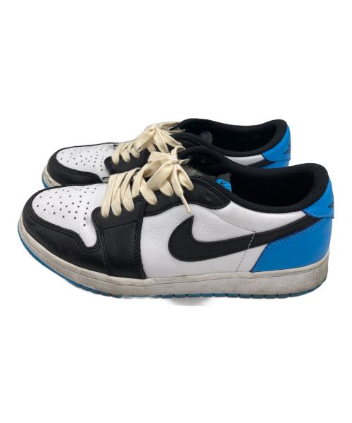 NIKE（ナイキ）NIKE (ナイキ) Air Jordan 1 Low OG ホワイト×ブラック×ブルー サイズ:27cmの古着・服飾アイテム