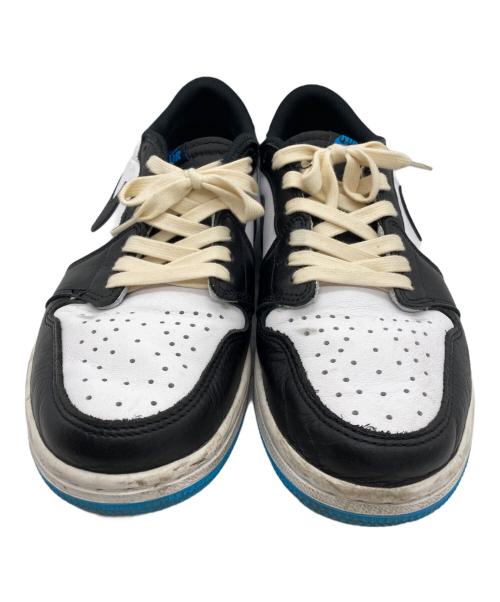 NIKE（ナイキ）NIKE (ナイキ) Air Jordan 1 Low OG ホワイト×ブラック×ブルー サイズ:27cmの古着・服飾アイテム